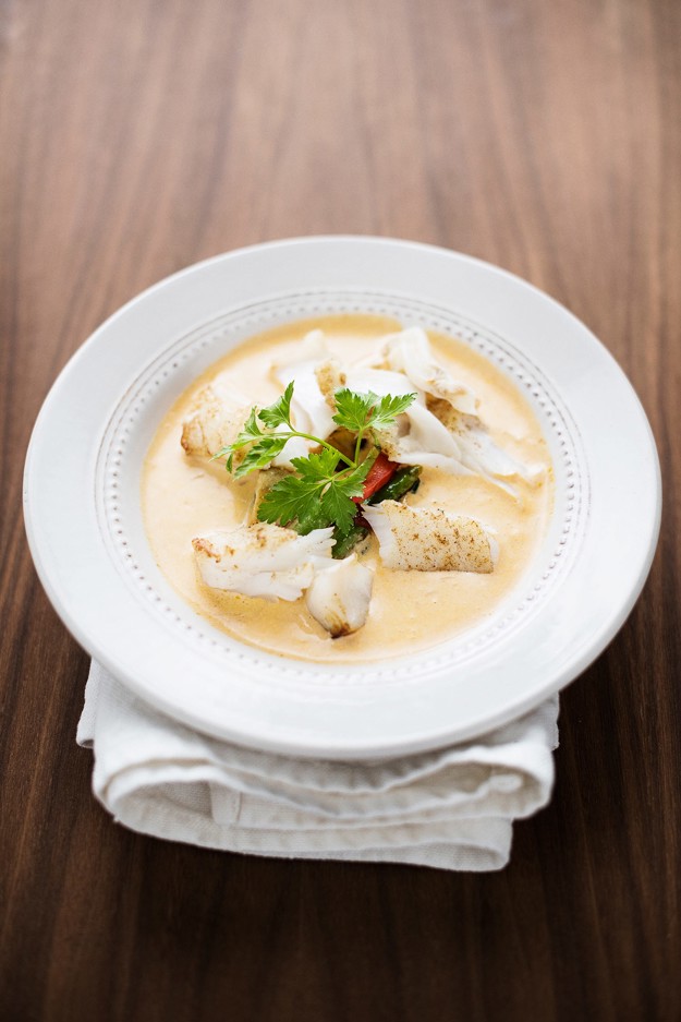 Asiatisk fiskesuppe