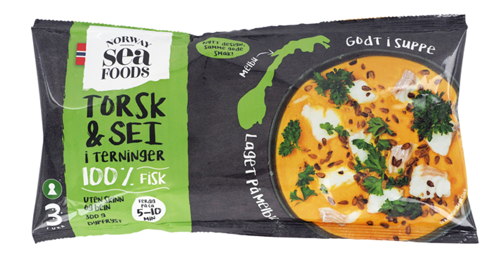 Torsk og sei terninger